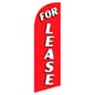 Replacement FOR LEASE Graphic for RELEASERD 8' Feather Flags - Red