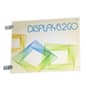 Wall Sign Holder with Acrylic Plates, Silver Standoffs - Clear