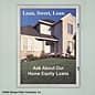 Wall Mounted Sign Holder, Swing Open, Lockable, Outdoor - Silver