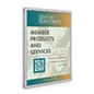 Wall Mounted Poster Frame, Swing Open