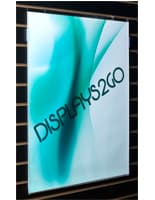 Slatwall Acrylic Holder<br>22"w x 28"h Poster Frame Slatwall Acrylic Holder