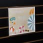 11 x 8.5 Sign Frame for Slatwall, Side-Loading - Clear