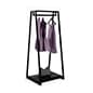 Clothing Rack with Double Sided Design, Adjustable Levelers and Steel Frame