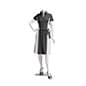 Headless Female Mannequin w/ Glass base, Standing Poses - White