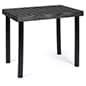 36"w Garden Center Bench Display with 30" Legs, Grid Top, Weatherproof - Black