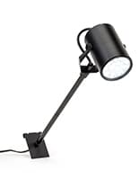 This Gridwall Lighting Fixture Makes It Easy to Enhance Your Exhibit Booth Gridwall lighting fixture with black powder coated finish