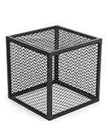 This Rectangular Iron Mesh Riser Box Is Perfect for Retail Stores Rectangular iron mesh riser box with 2mm thick grid design