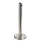 40” Outdoor Ashtray w/ 3000 Cigarette Capacity - Silver