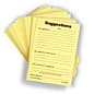 Suggestion Form Pad, (100) 4 x 6 Sheets - Yellow