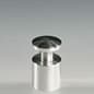 Through Grip Standoffs, Round, Aluminum, Set of 4 - Silver