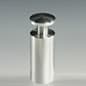 Through Grip Standoffs, Round, Aluminum, Set of 4 - Silver