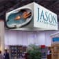 8' Square Hanging Ceiling Banner with Custom Printed Stretch Fabric