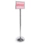 11" x 17" Floor Standing Sign Holder, Top Insert, Weighted Base