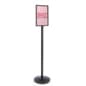 11" x 17" Floor Standing Sign Holder, Top Insert, Weighted Base