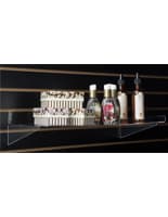 Slatwall Shelf with Lip slatwall shelf
