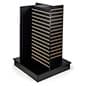 4-Sided Slatwall Kiosk, Pinwheel Design, 36" Wide