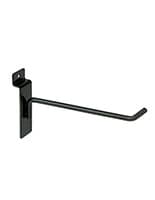 Slatwall Hooks, 45° Angled Tip, Set of 25 Slatwall hooks with black finish