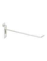 Slatwall Hooks, 45° Angled Tip, Set of 25 Slatwall hooks showcase lightweight merchandise