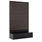 48" Slatwall Shelving Display with 20 Channels and L-Shaped Design