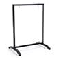 T-Frame Sidewalk Sign Stand Stand, Double Sided, Outdoor - Black