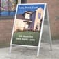A-Frame Sidewalk Sign Stand, Double Sided, Snap Frame
