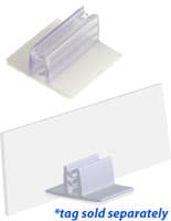 Plastic Tag Holders with Adhesive Back plastic tag holders