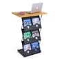 40” Tall Portable Counter with 6 Literature Pockets