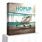 60" Square Tabletop Display Board w/ Custom Printed Graphics Wrap, Hopup Collapsible