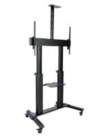 Heavy Duty Rolling TV Stand - Compatible with 37"-70" Flat Screens 37"-70" heavy duty rolling TV stand