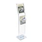Acrylic Menu Stand, Sign Holder, Literature Pockets - Clear