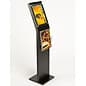 Deluxe Brochure Stand, Clear Faceplate Sign Holder, Acrylic Literature Pockets