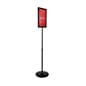 Floor Standing Sign Holder, Double-Sided, Adjustable Height