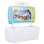 67" Tabletop Display w/ Eco-Friendly Custom Printed Graphics, Durable Frame - Silver