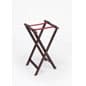 31” Wooden Folding Tray Stand - Mahogany