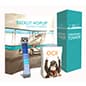 10' Trade Show Booth Kit with 7.75' Backdrop, Graphics, Case w/Cover, Tower, Lit Rack