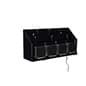 Charging Kiosk for Tabletop, 10 Cables, 8-Pin & Micro-USB - Black