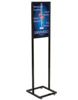 14" x 22" Black Poster Stand Perfect for any Display 14" x 22" Black Poster Stand with Top Insert