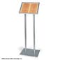 Floor Standing Sign Holder, Menu Stand, Snap Open, Protective Lens