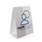Coroplast A-Frame Sign Board w/ 2-Sided Full Color UV Custom Graphics - White