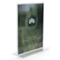 Acrylic Countertop Sign Holder, T-Style, Bottom Insert - Clear