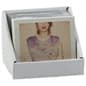 Countertop Cardboard Display, Single Tier, Holds Up to 7 CDs - White