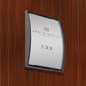 Curved Adhesive Wall Sign Holder, Snap-Out Lens