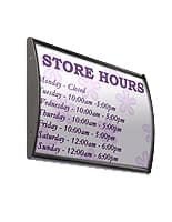 Office Signs Mount Vertically or Horizontally Office Signs