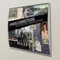 Curved Adhesive Wall Sign Holder, Snap-Out Lens