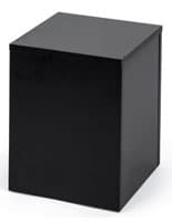 Small Display Pedestal Cube Black Small Display Pedestal