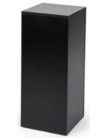 Cube Pedestal Display for Retail Black Cube Pedestal Display