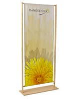 This Eco Friendly Banner Stand with Lightweight Build Weighs 10 Pounds Eco friendly banner measures 33 inches wide by 78 inches tall