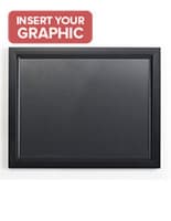 Poster Holder 8-1/2" x 11" Aluminum (Black) poster holder
