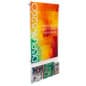 24 x 36 Wall Acrylic Sign Holder, 4"/8.5"w, 3-5 Pockets, Silver Standoffs - Clear