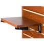 Slatwall Shelves with Brackets, Set of 4, Multiple Sizes - Multiple Colors
